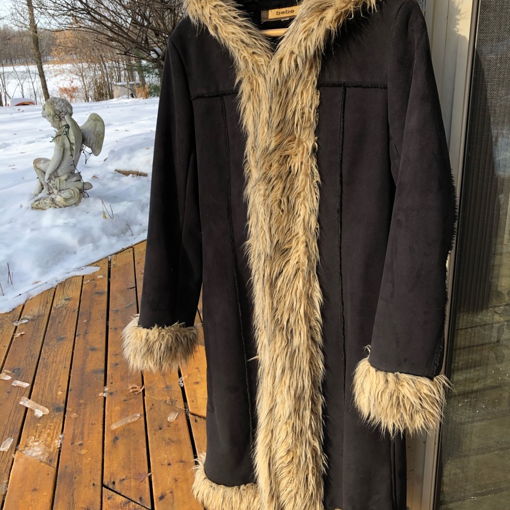 Bebe long winter coat